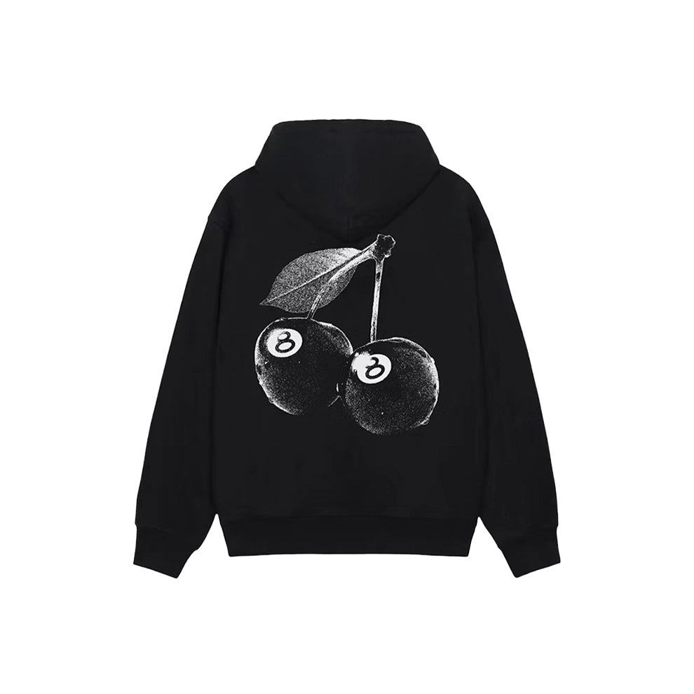 STUSSY CHERRIES HOODIE BLACK