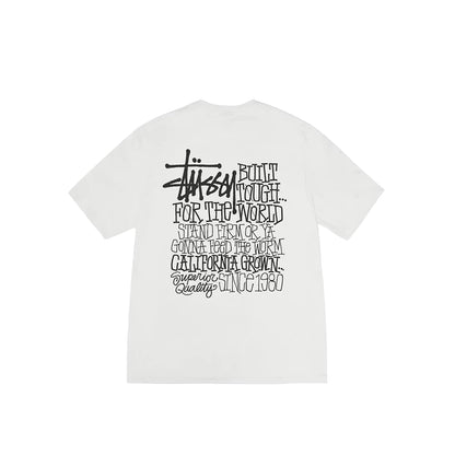 Stüssy California Grown Pig Tee WHITE