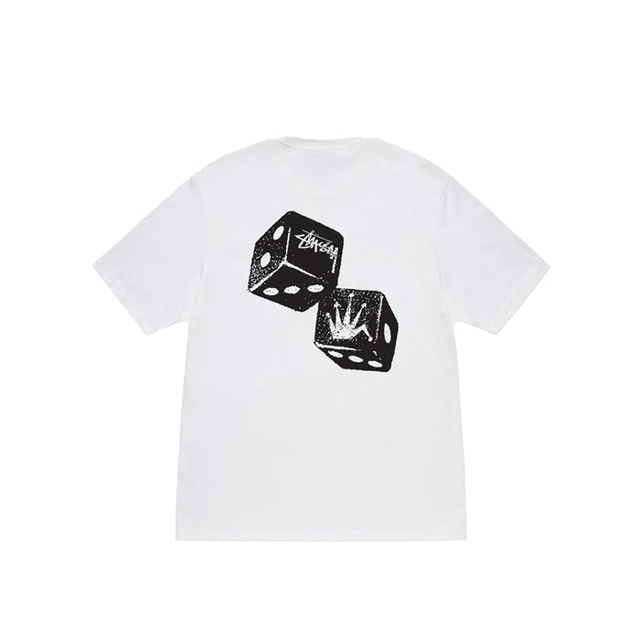STUSSY SHAKERS TEE WHITE