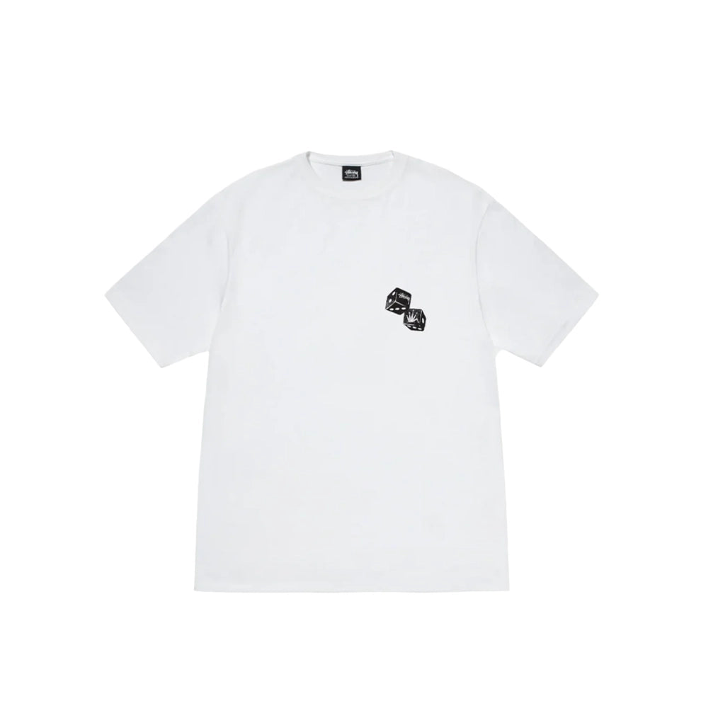 STUSSY SHAKERS TEE WHITE