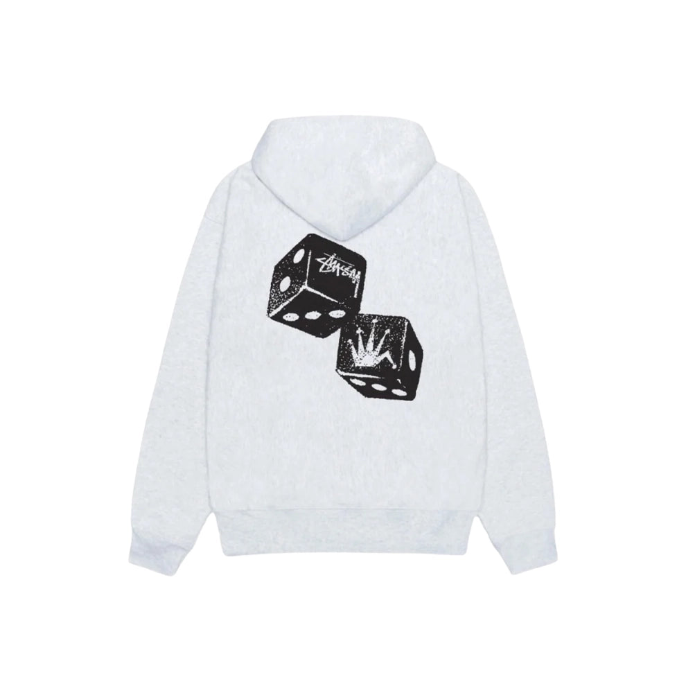 STUSSY SHAKERS HOODIE ASH HEATHE