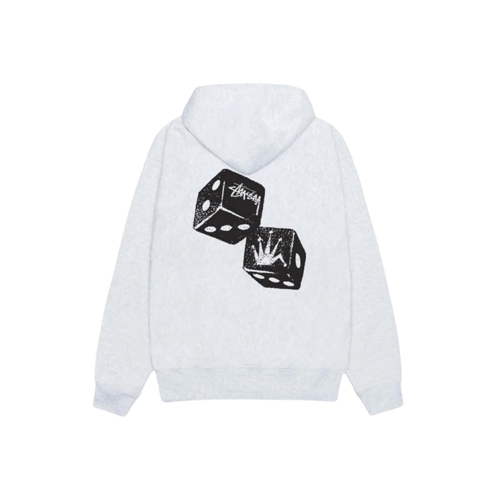 STUSSY SHAKERS HOODIE ASH HEATHE