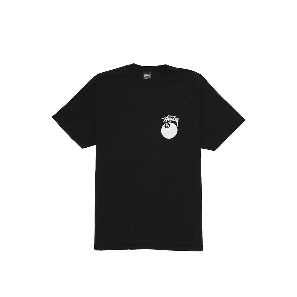 STUSSY 8 BALL PIG.DYED TEE BLACK