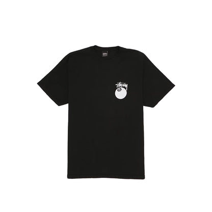 STUSSY 8 BALL PIG.DYED TEE BLACK