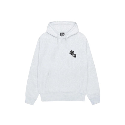STUSSY SHAKERS HOODIE ASH HEATHE