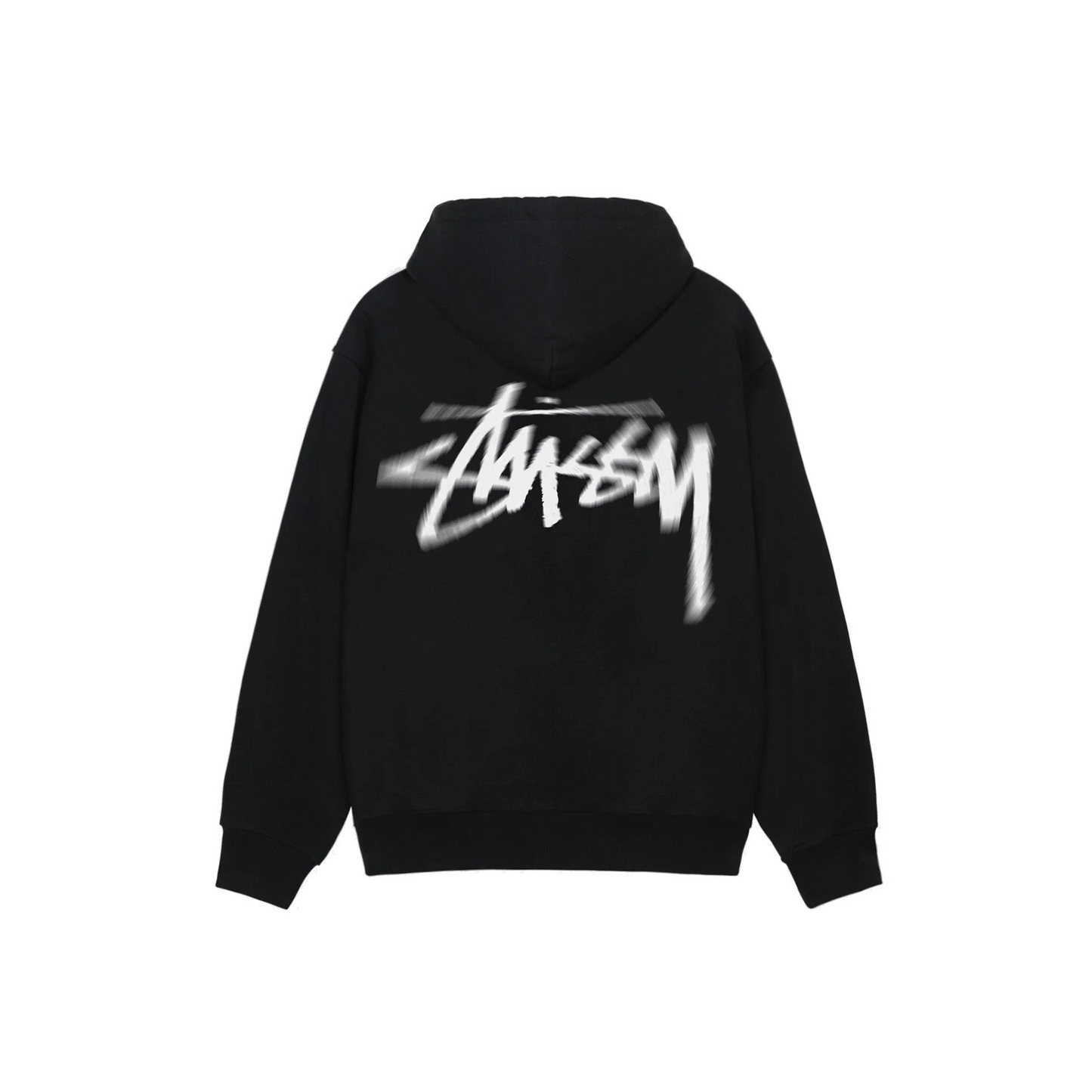 STUSSY DIZZY BLACK HOODIE