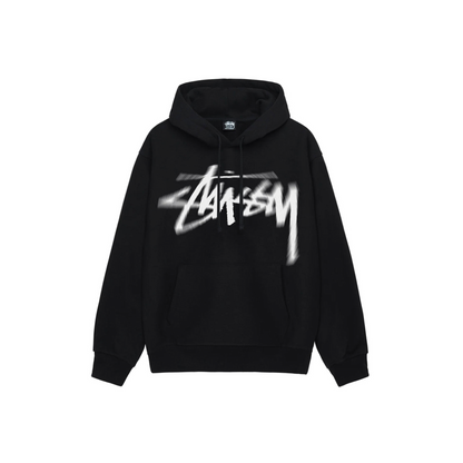 STUSSY DIZZY BLACK HOODIE