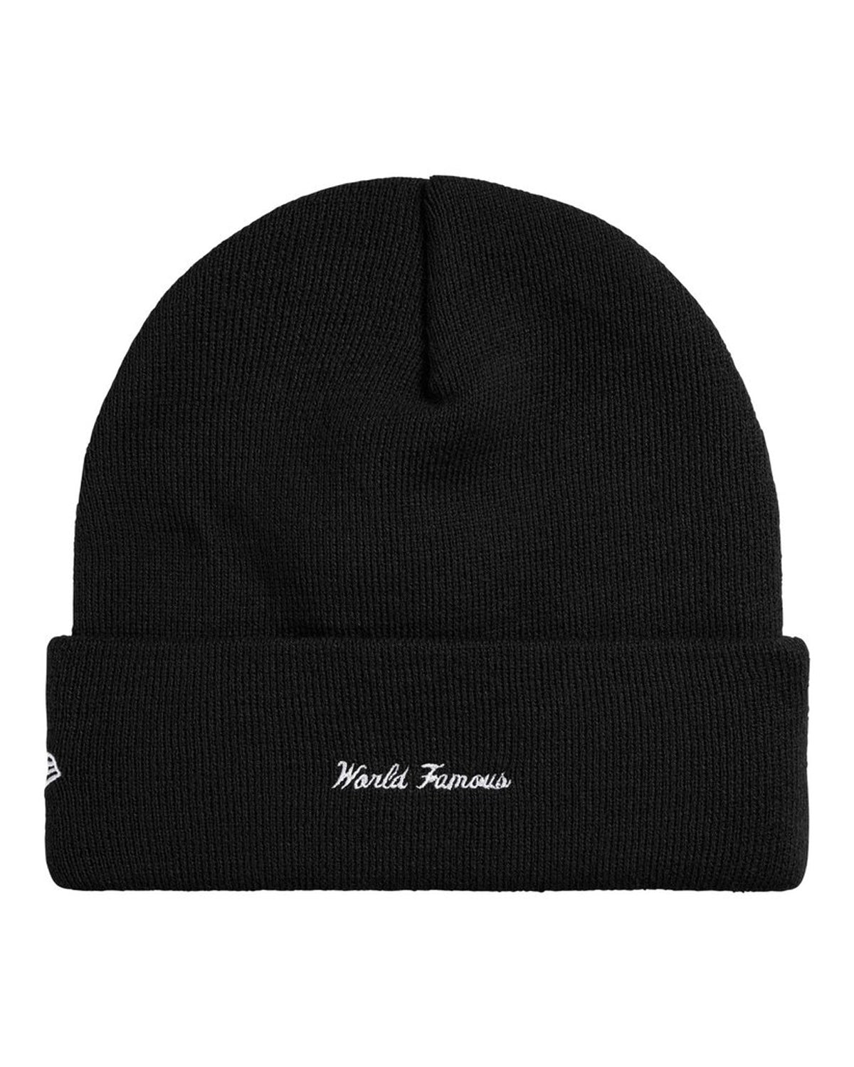 Supreme New Era Action Beanie Black
