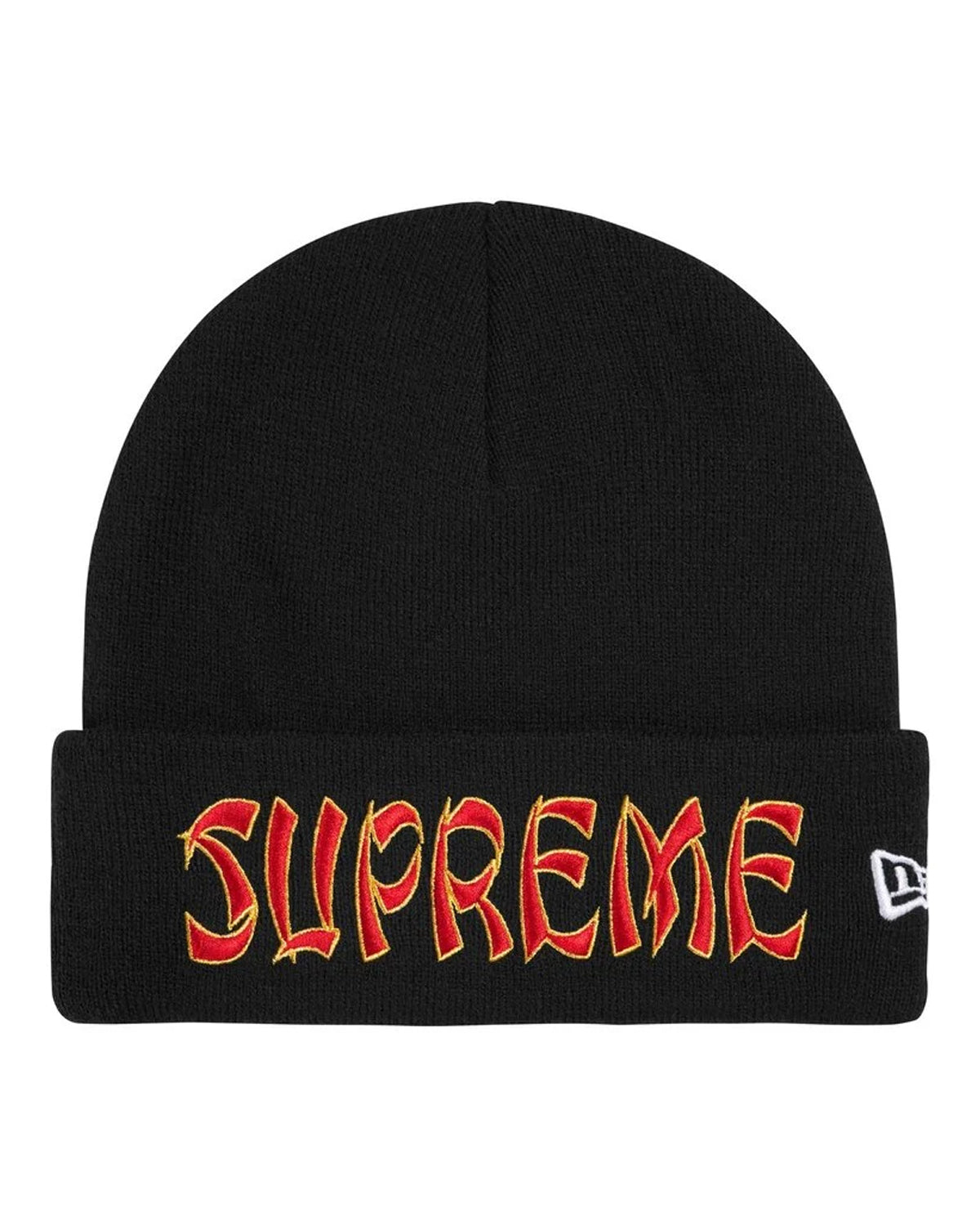 Supreme New Era Action Beanie Black