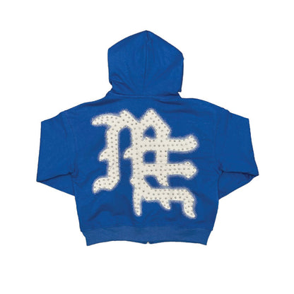 EMOTION NEVER DIE BLUE HOODIE