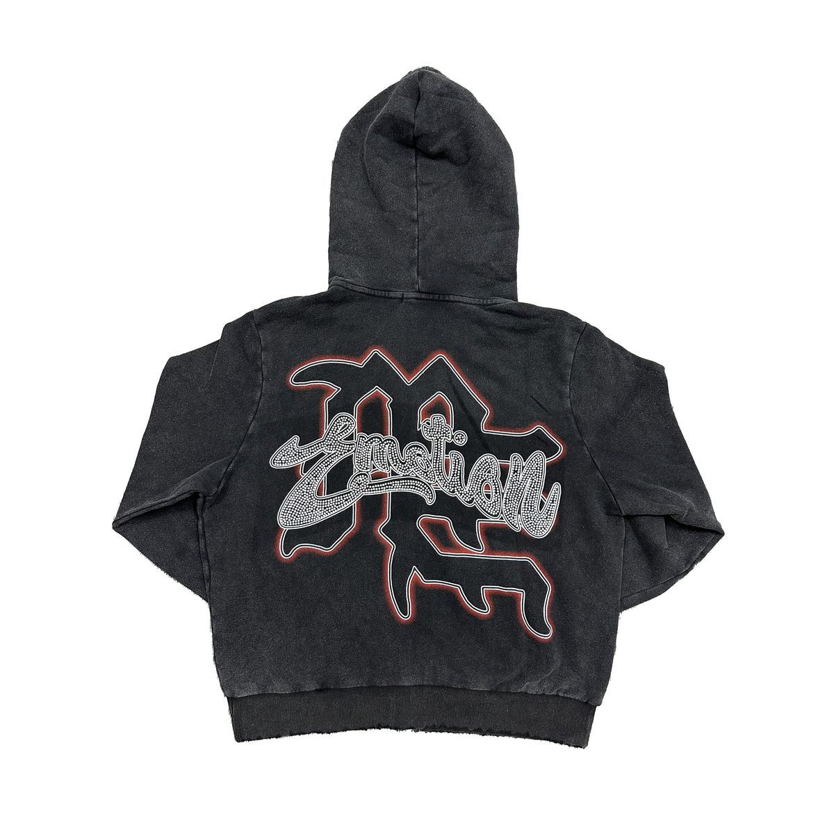 MIXED EMOTION BLACK ANGEL HOODIE