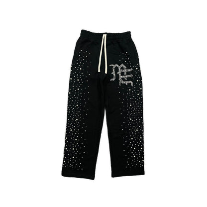 mixed emotion black pearl pant