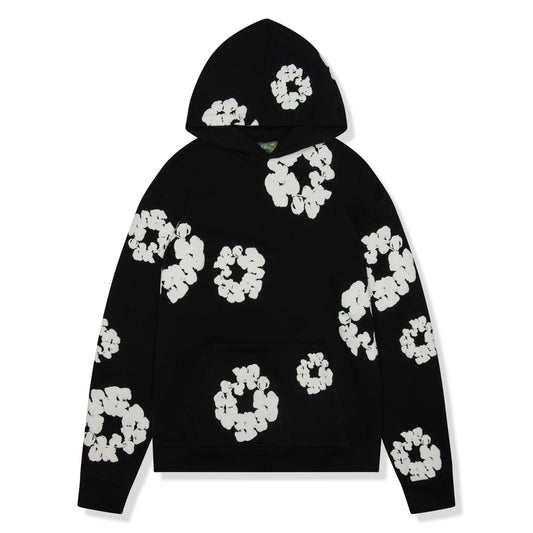 Denim Tears The Cotton Wreath Black Hoodie
