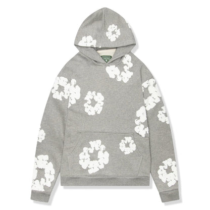 Denim Tears The Cotton Wreath Grey Hoodie