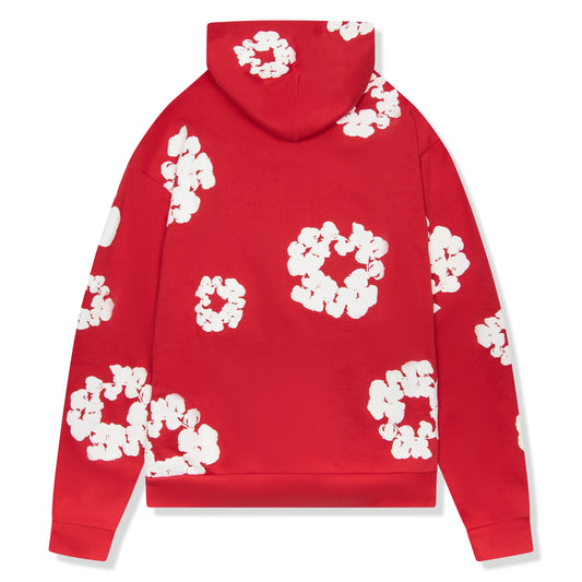 Denim Tears The Cotton Wreath Red Hoodie