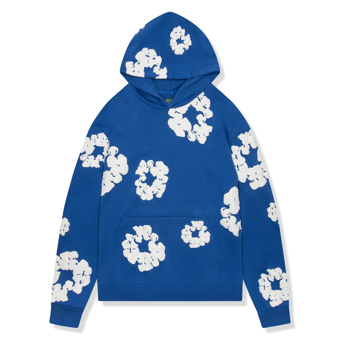 Denim Tears The Cotton Wreath Royal Blue Hoodie